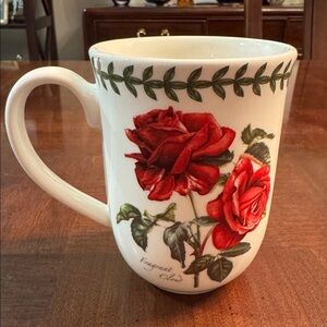 Portmeirion Botanic Roses Made in England Coffee Tea Mug Cup New Foral